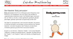 Desktop Screenshot of body-percussion.org